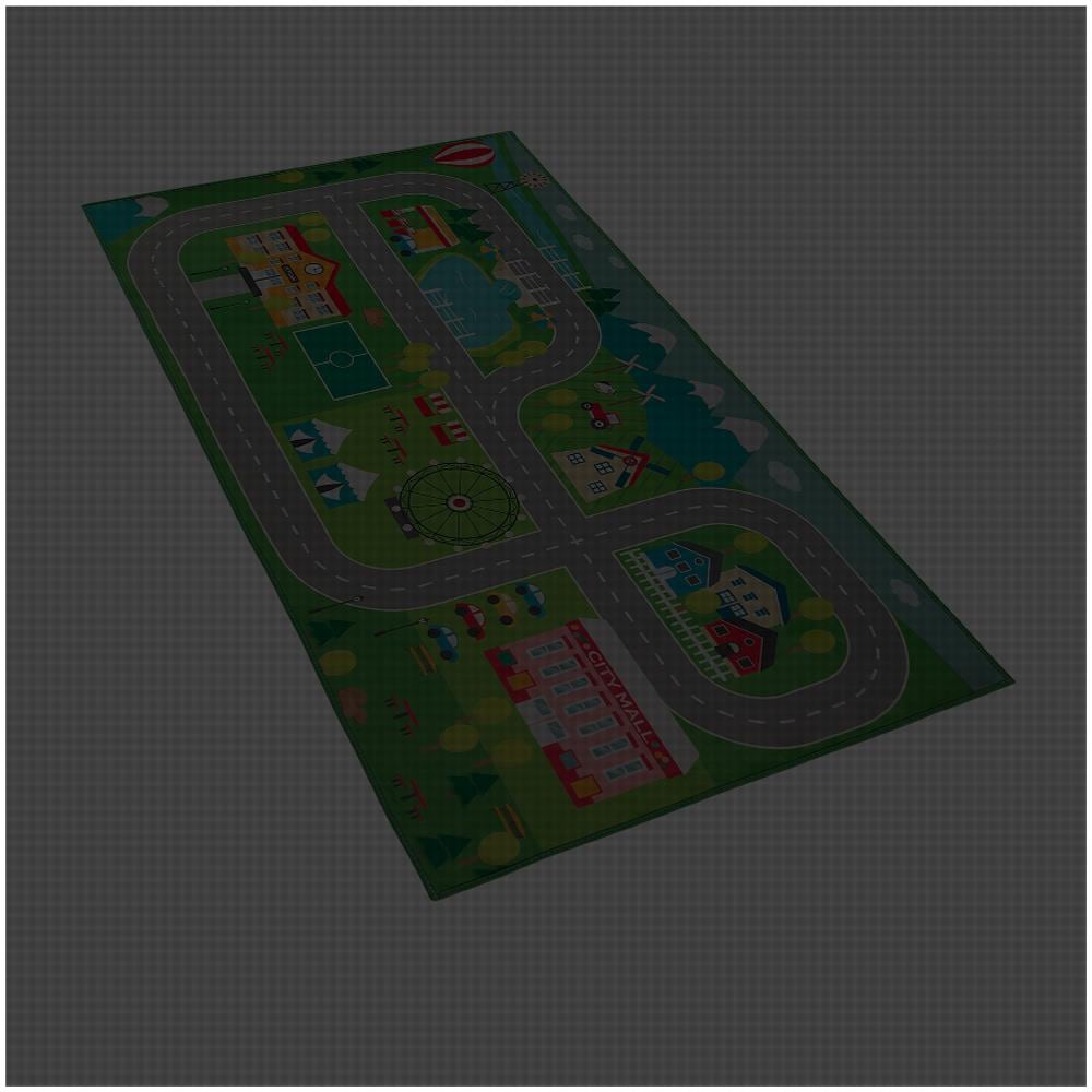 Tappeto Per Bambini Motivo Stradale 80 X 150 Cm Seben - Foto 1