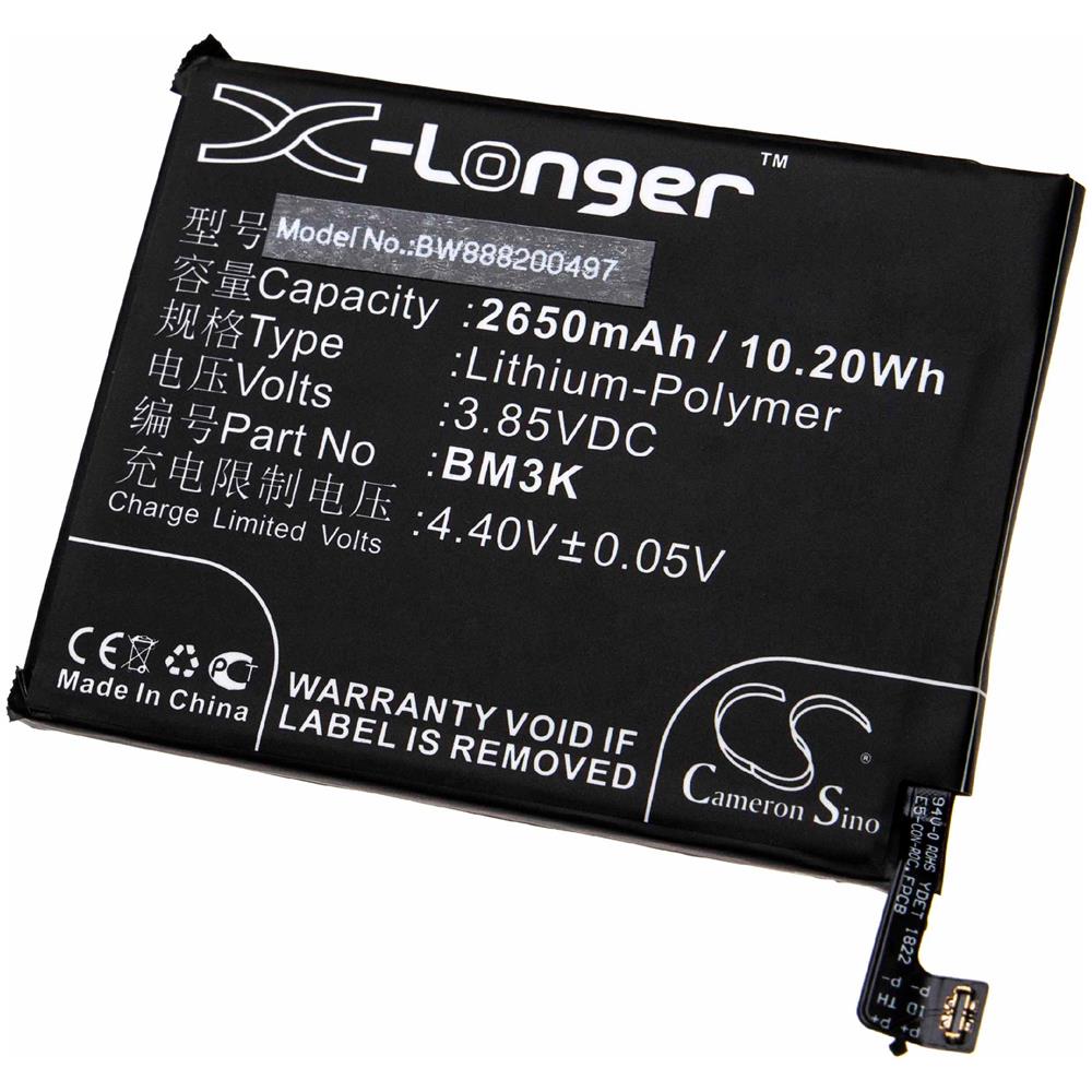 Batteria Sostituisce Xiaomi Bm3k Per Smartphone Cellulare Telefono Cellulari (2650mah, 3.85v, Li-poly) - Foto 1