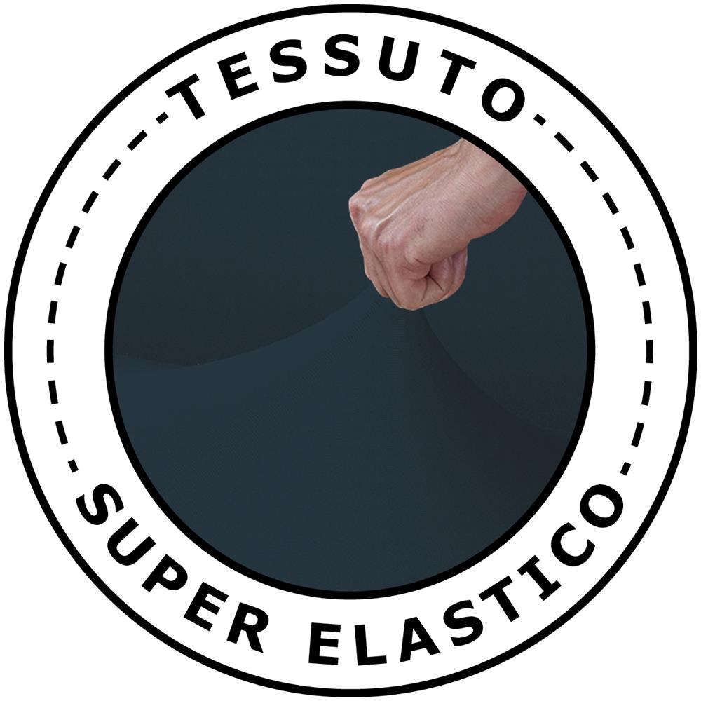 Copridivano Elastico Subito Fatto Made In Italy - 2 Posti Estensibile Da 100 A 150 Cm Blu - Foto 6
