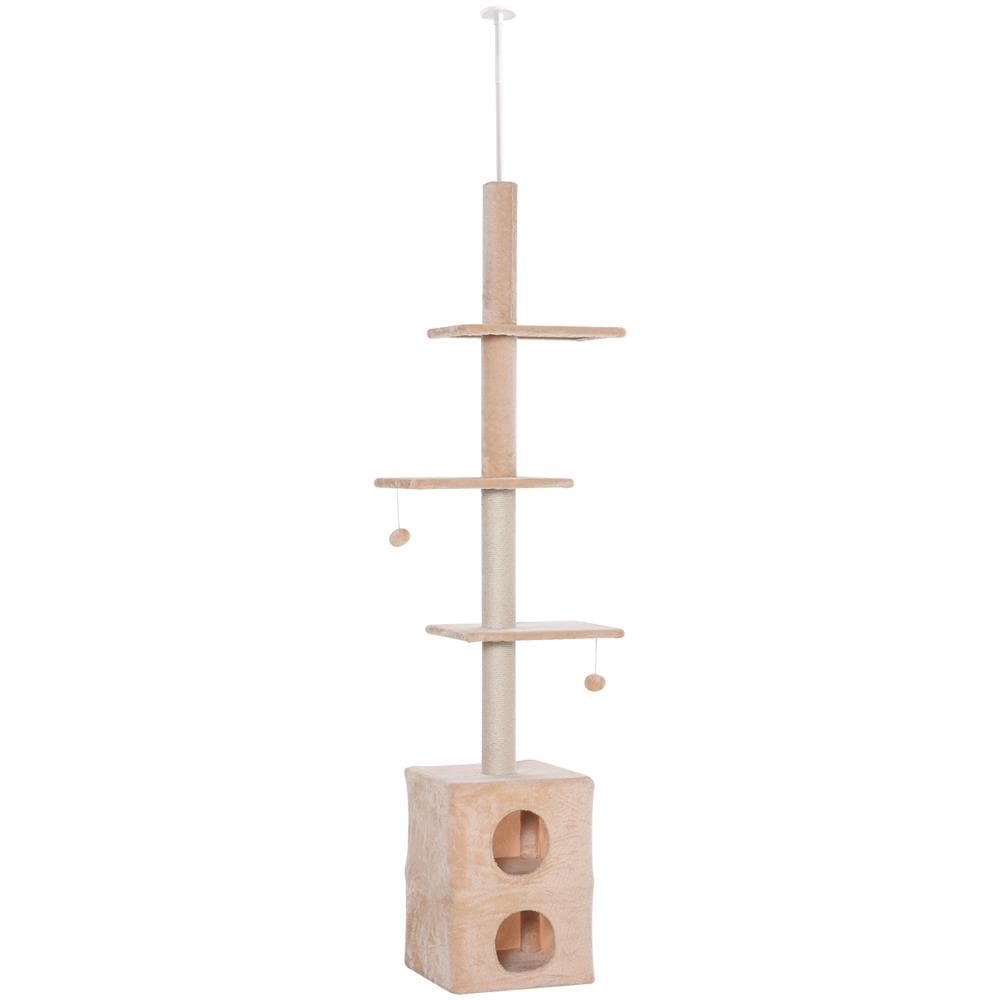 Tiragraffi A Soffitto Multilivello 210-240cm Con Corde In Juta Giallo - Foto 2