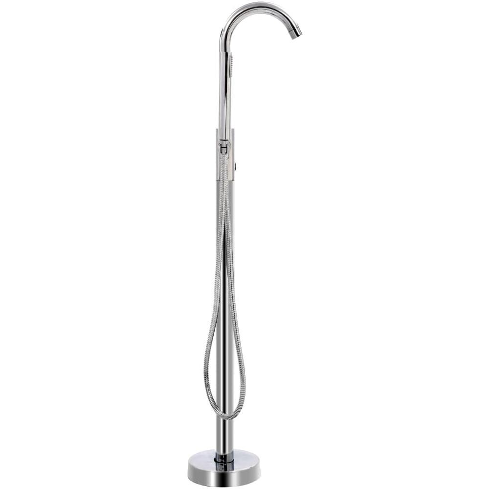Rubinetteria a Colonna per Vasca da Bagno Acciaio Inox 118,5 cm - Foto 3