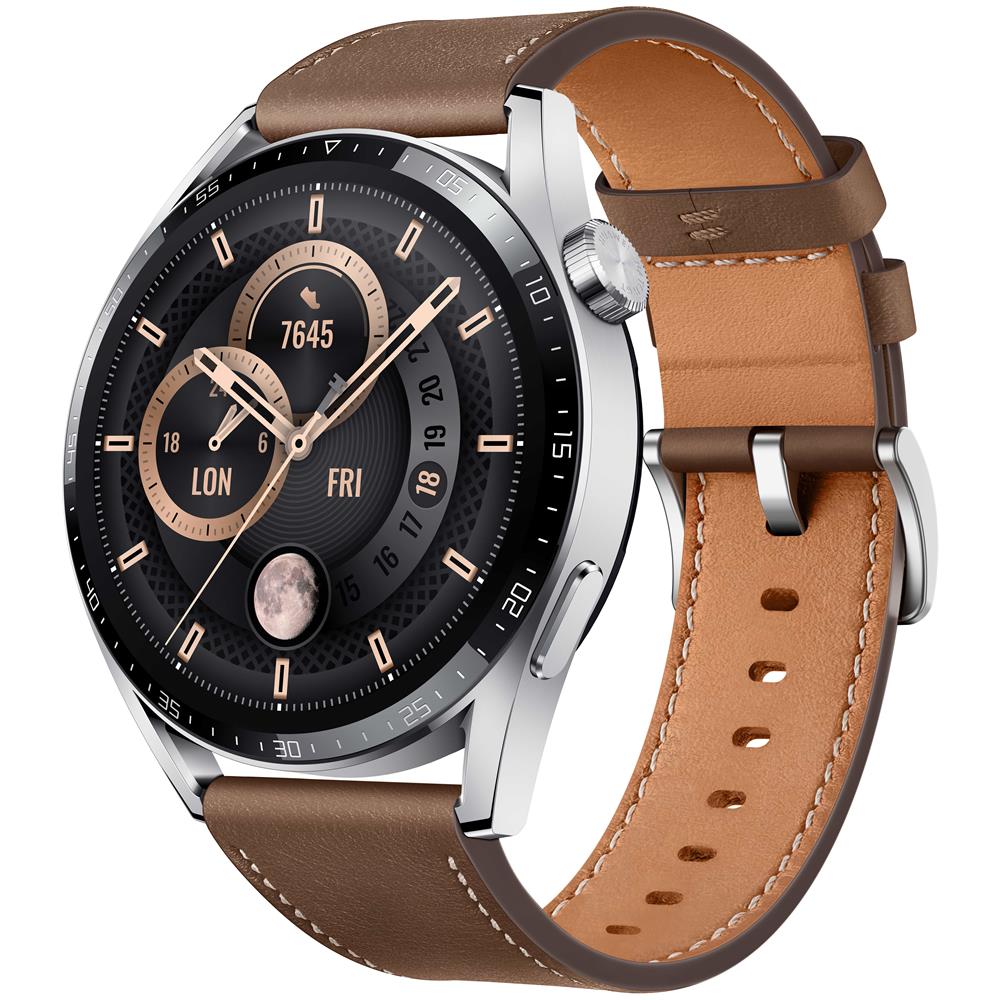 WATCH GT 3 1.43" AMOLED 46 mm Digitale 466 x 466 Pixel Touch screen GPS Acciaio inossidabile - Foto 2