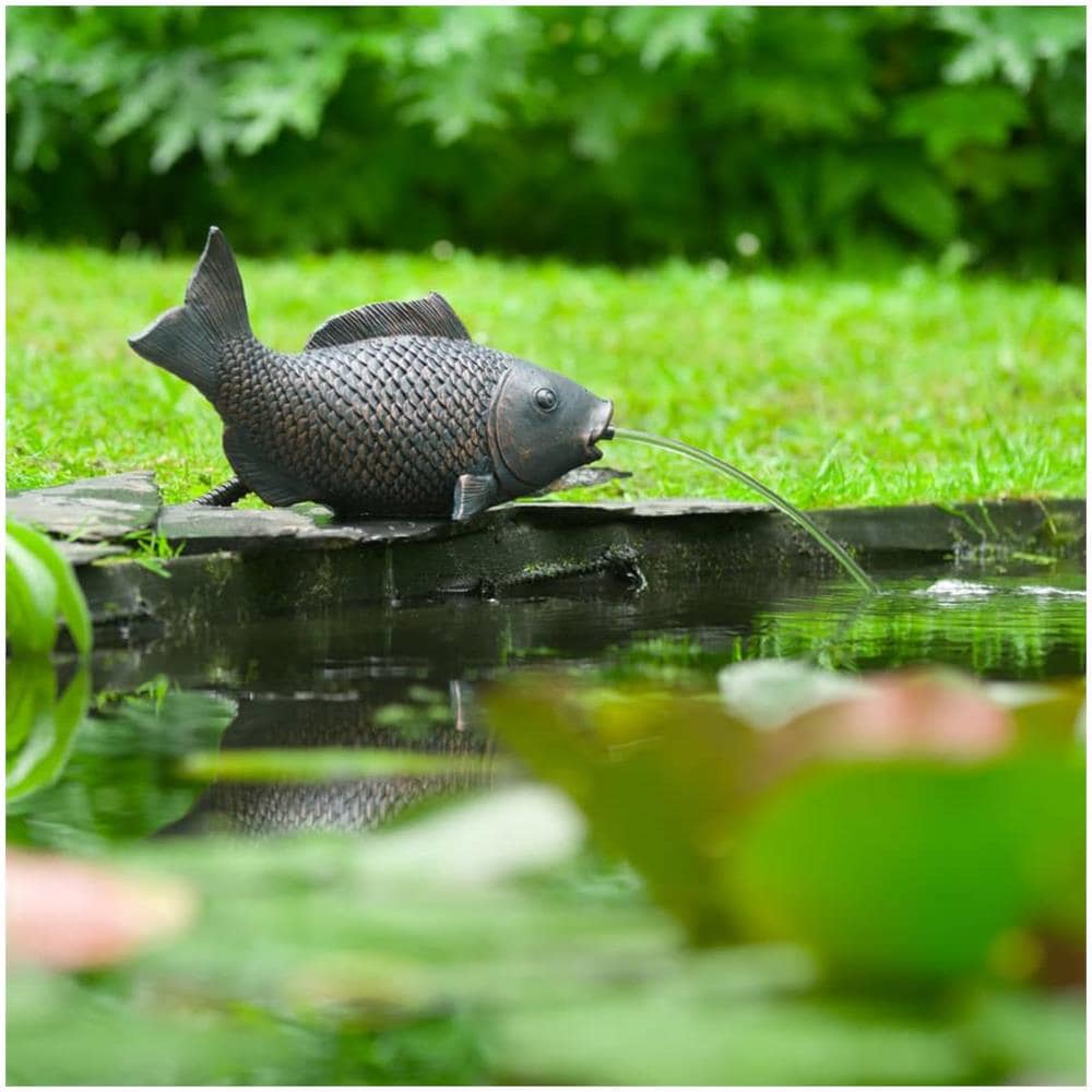 Fontana Da Giardino Spitter Pesce - Foto 3