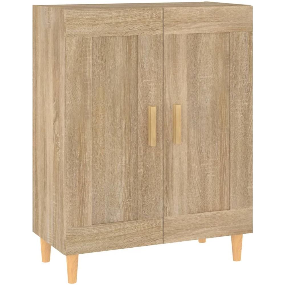 Credenza Rovere Sonoma 69,5x34x90 Cm In Legno Multistrato - Foto 2