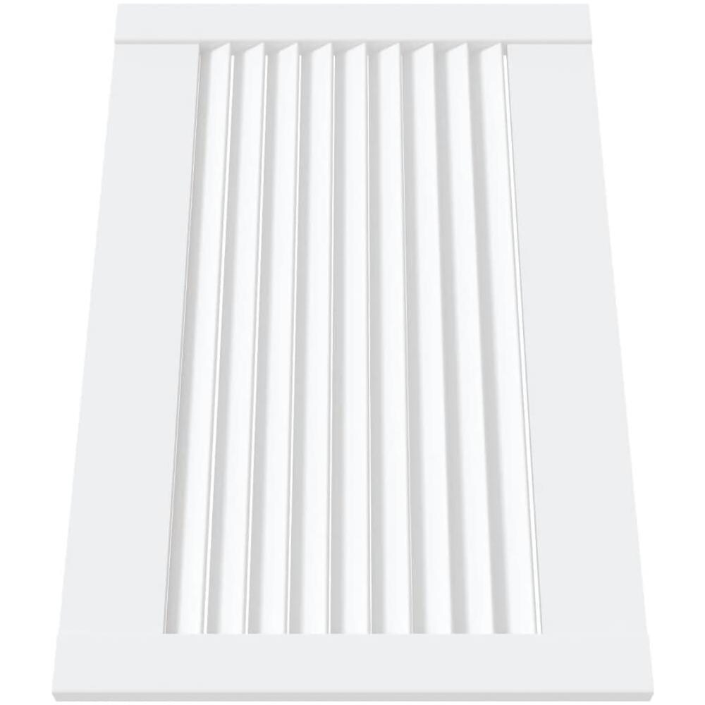 Ante a Lamelle Bianche 2 pz Bianche 39,5x59,4 cm Legno di Pino - Foto 5