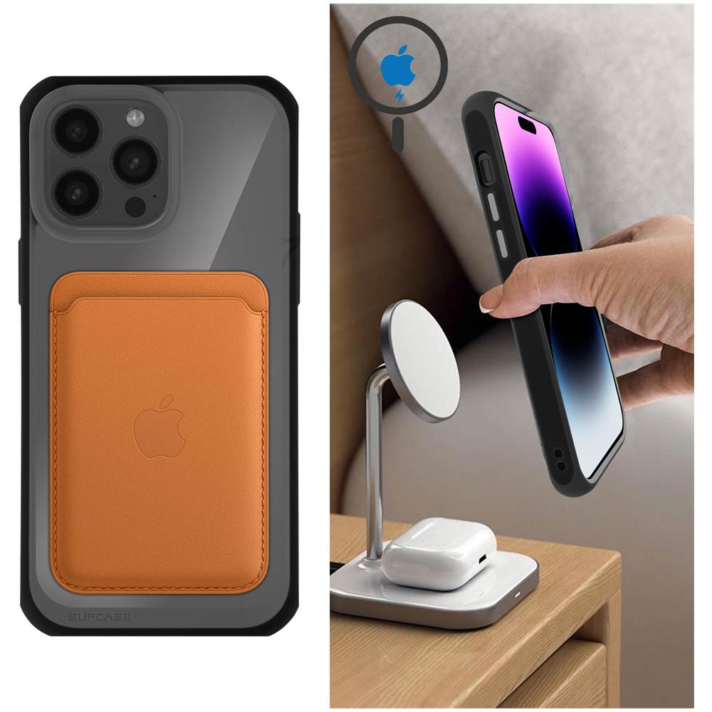 Cover Iphone 14 Pro Max Sottile Antiurto Compatibile Con Magsafe Nera - Foto 5