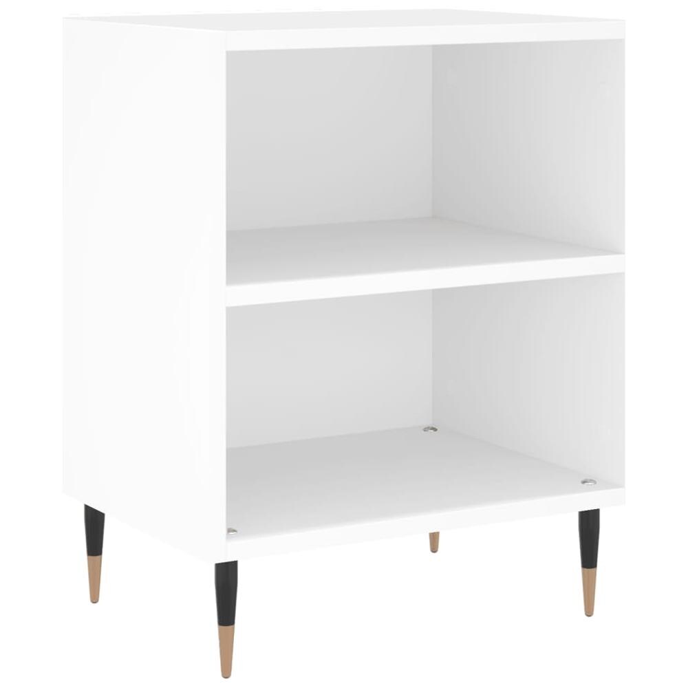 Comodini 2 pz Legno Vecchio 40x30x50 cm in Legno Multistrato