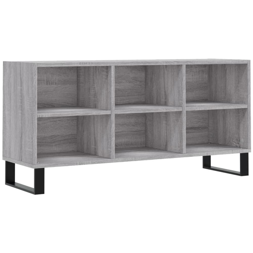 Mobile Tv Grigio Sonoma 103,5x30x50 Cm In Legno Multistrato - Foto 2