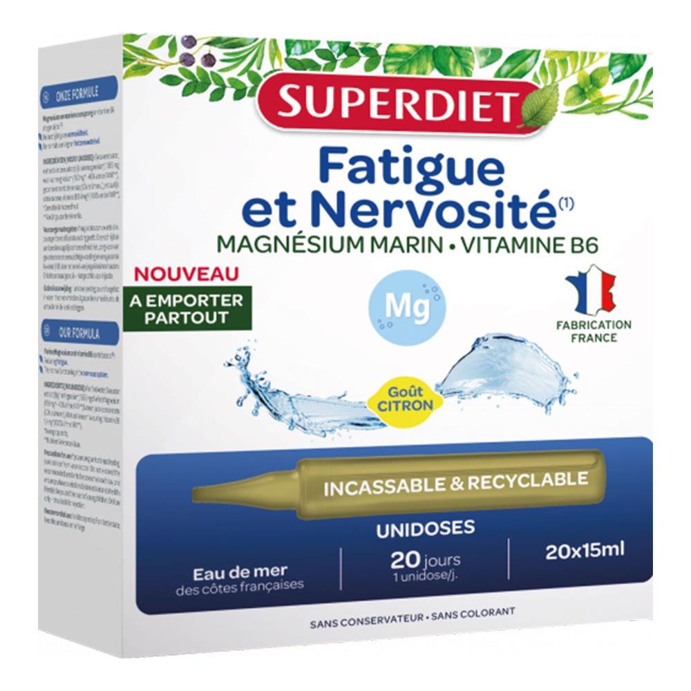 Magnesio Marino Vitamina B6 20 Monodosi Da 15ml Stanchezza E Nervosismo - Foto 1