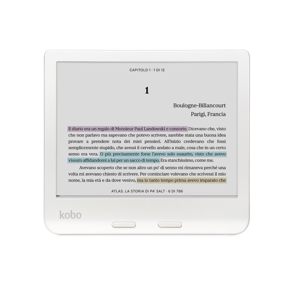 Rakuten Kobo Libra Colour lettore e-book Touch screen 32 GB Wi-Fi Bianco - Foto 3
