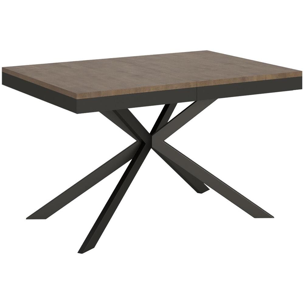 Tavolo allungabile 90x120/380 cm Plaker Evolution noce telaio antracite - Foto 1
