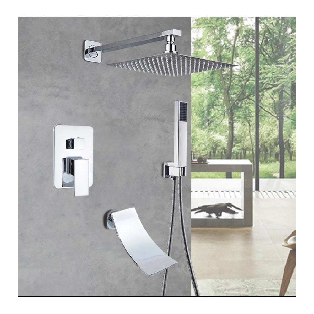 Set miscelatore doccia, Blackswan, tipo M2.1.1, modello cromato lucido, misura 30 cm - Foto 2