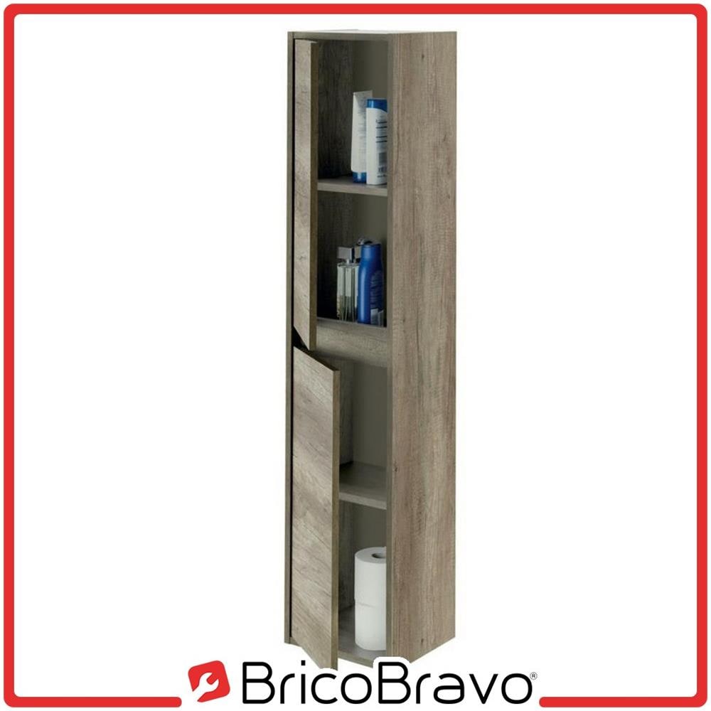 Colonna Sospesa Per Bagno Due Ante 30x26xh142cm 305070h - Foto 3