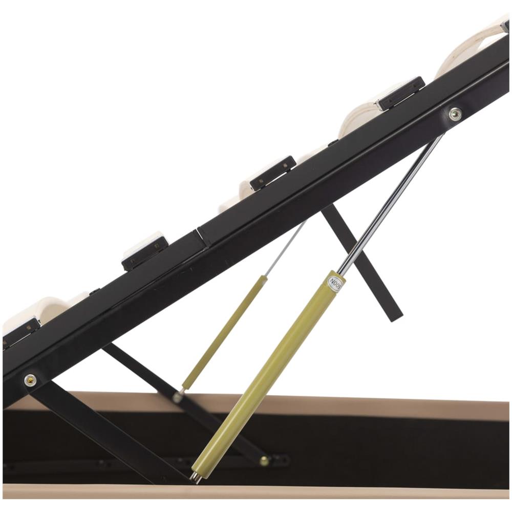 Giroletto Idraulico con LED Cappuccino Similpelle 100x200cm - Foto 8