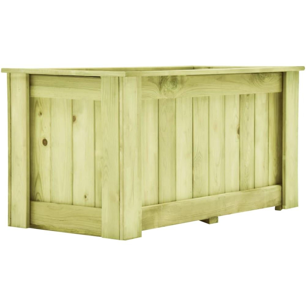 Fioriera Rialzata 100x50x50 cm in Legno di Pino Impregnato - Foto 1