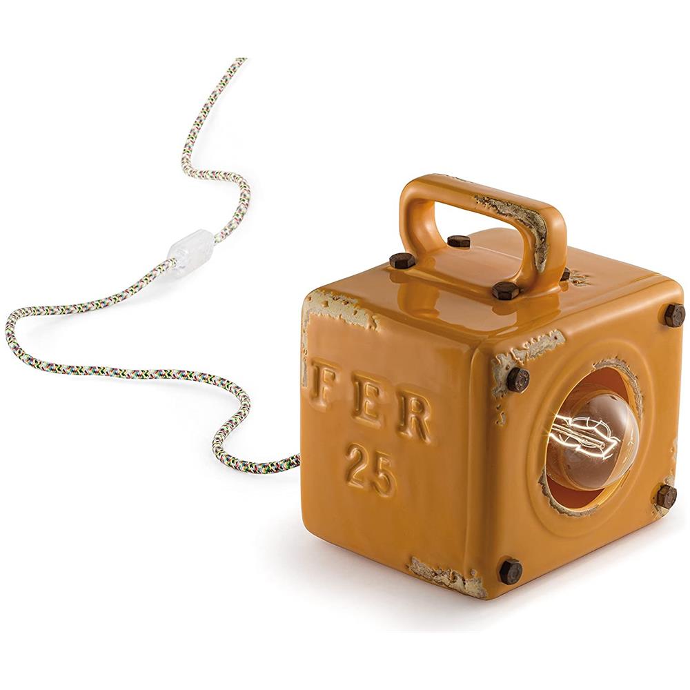 Industrial 1650, Lampada Da Tavolo, - Giallo - Foto 1