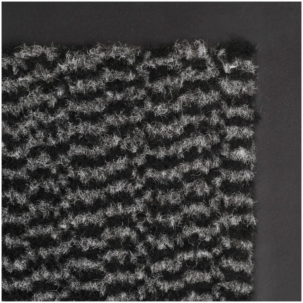 Tappeti Antipolvere 2 Pz Trapuntati 80x120 Cm Antracite - Foto 2