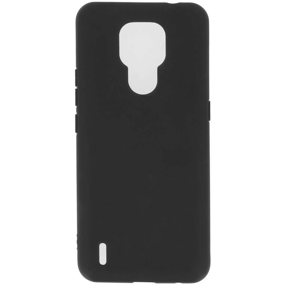 Cover Motorola Moto E7 Protezione Silicone Morbido Anti-graffio - Nero Opaco - Foto 1