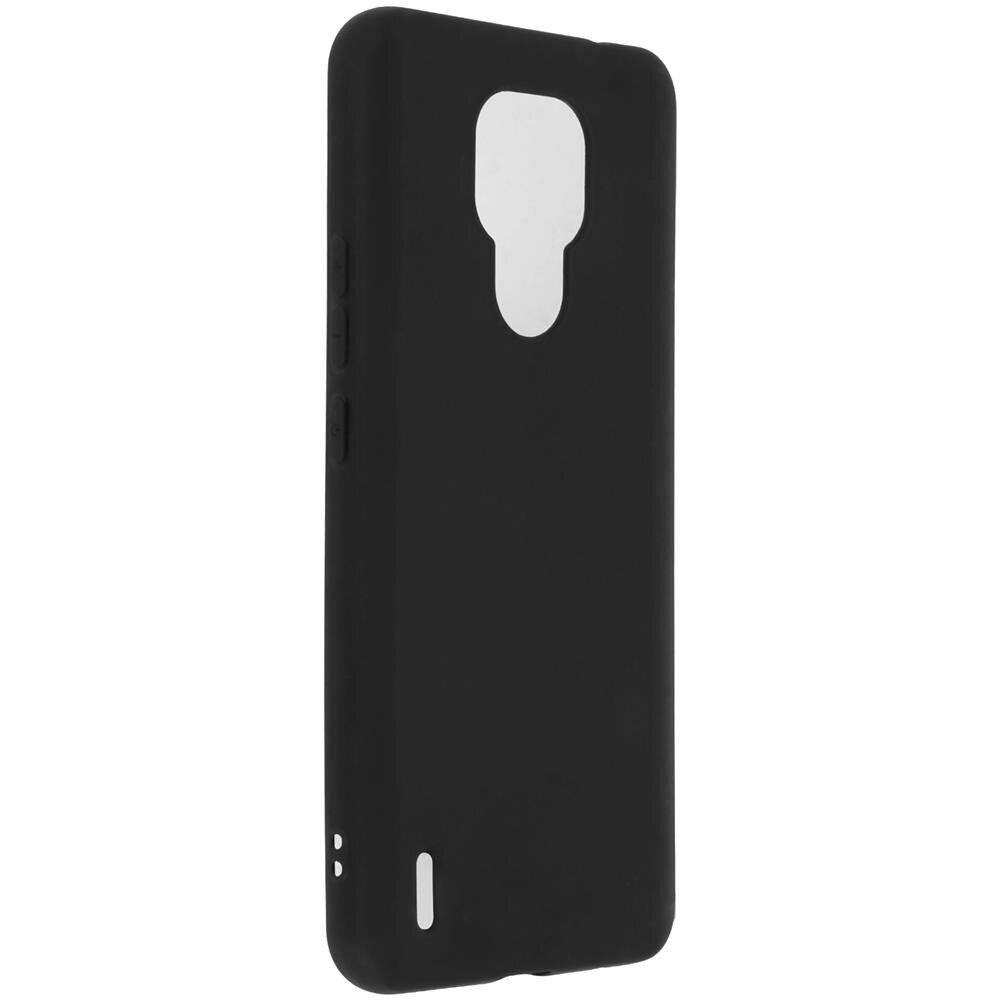 Cover Motorola Moto E7 Protezione Silicone Morbido Anti-graffio - Nero Opaco - Foto 5