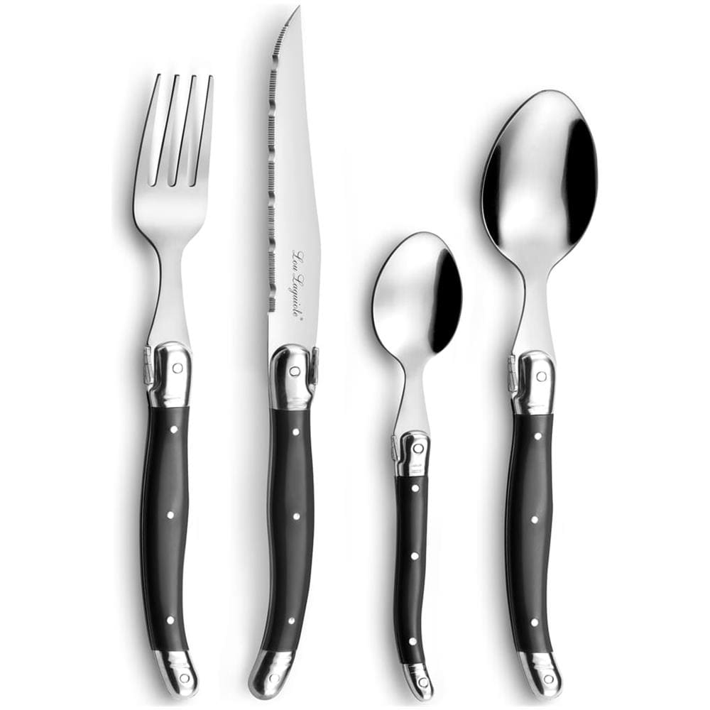 Set di Posate 24 pz Tradition Antracite - Foto 1