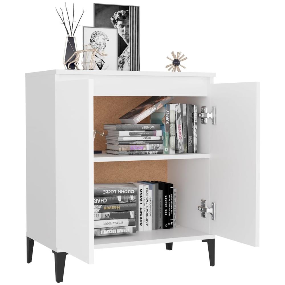 Credenza Bianca 60x35x70 cm in Legno Multistrato - Foto 3