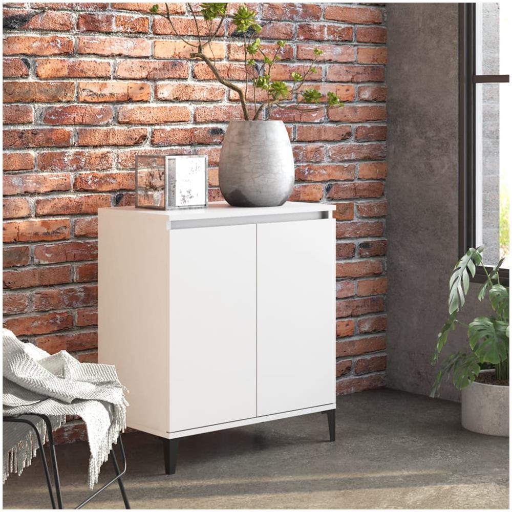 Credenza Bianca 60x35x70 cm in Legno Multistrato - Foto 1