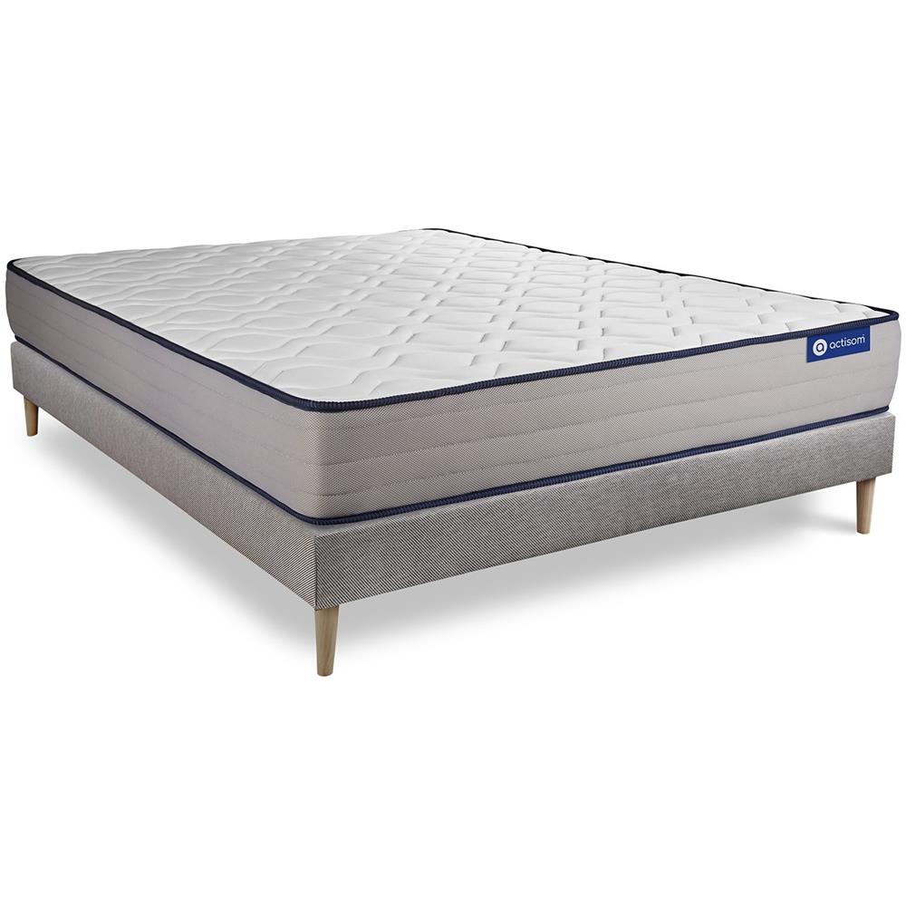Kit Rete E Materasso Matrimoniale Actilatex Form 140x220cm - Spessore : 22cm - Lattice E Memory Foam - Rigido - Foto 1