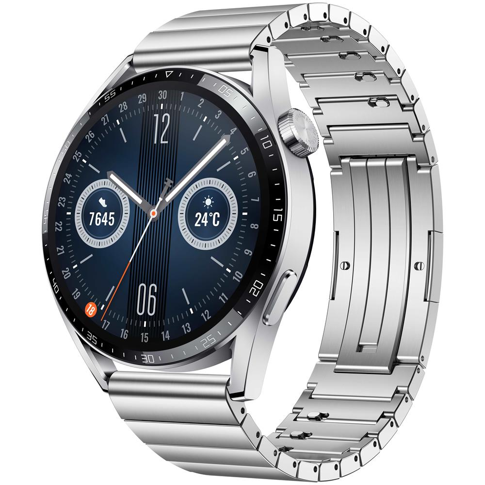 WATCH GT 3 1.43" AMOLED 46 mm Digitale 466 x 466 Pixel Touch screen GPS Acciaio inossidabile - Foto 2