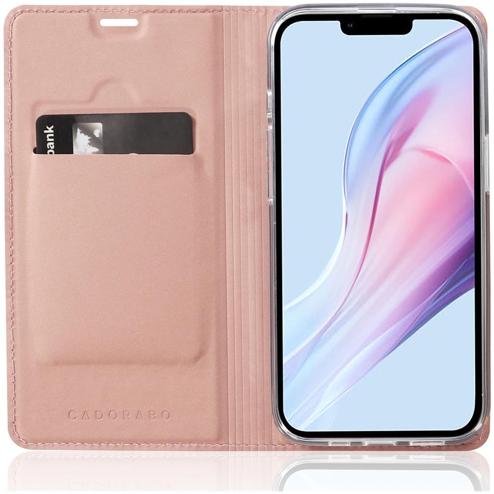 Custodia Compatibile Con Apple Iphone 13 Pro Max In Classy Oro Rosa - Coperchio Protettiva Con Chiusura Magnetica, Funzione Stand E Tasca Per Le Carte - Foto 1