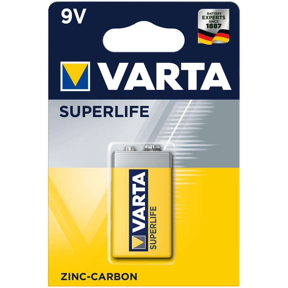 Superlife 9V Batteria monouso Zinco-Carbonio - Foto 1