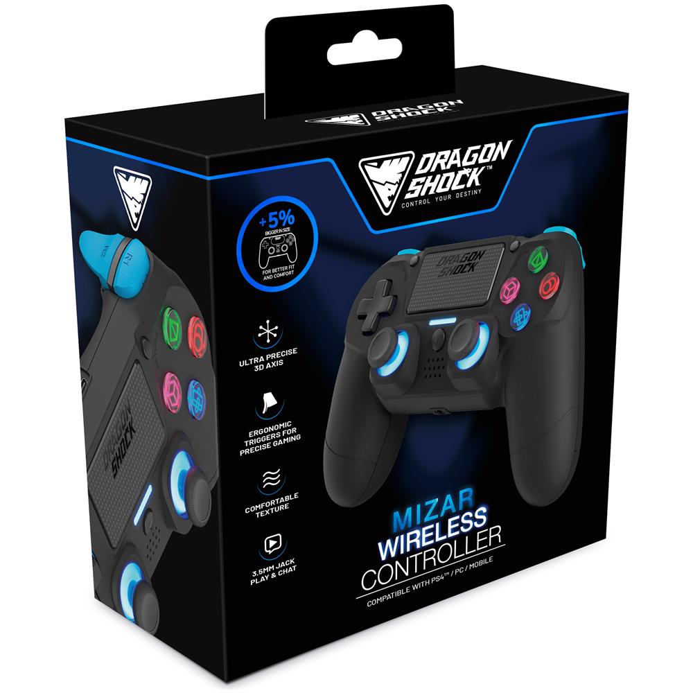 Controller Wireles MIZAR BT per Play Station 4 Colore Nero - Foto 2