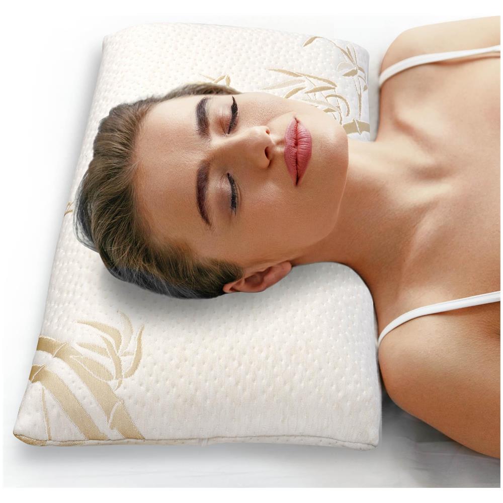 Cuscino in bambù termoplastico 70x36 cm - Ortopedico, confortevole - Foto 1
