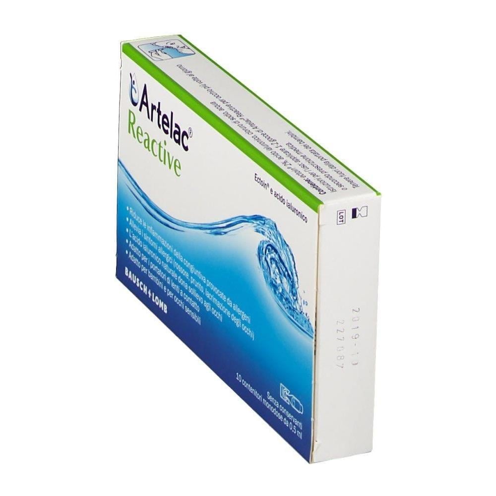 Artelac Reactive Soluzione Oftalmica Monodose 10 Unita' da 0,5 ml - Foto 4