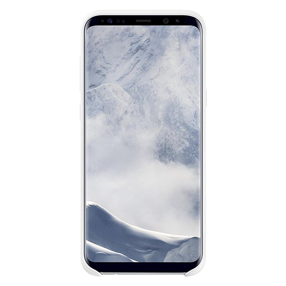 Cover in Silicone per Galaxy S8 Plus Colore Bianco - Foto 2