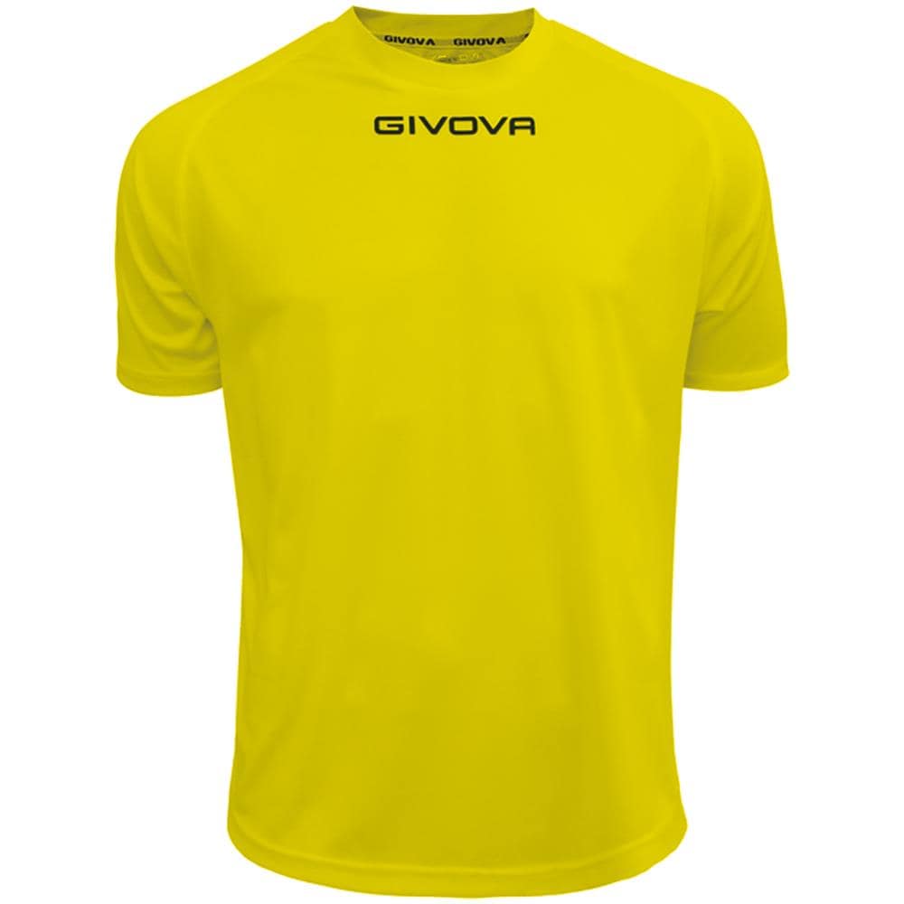 T - Shirt One Giallo Corsa Sport Uomo Staff Running Jogging Allenamento Relax Calcio Calcetto Torneo Scuola Sport - Taglia Xl - Foto 1