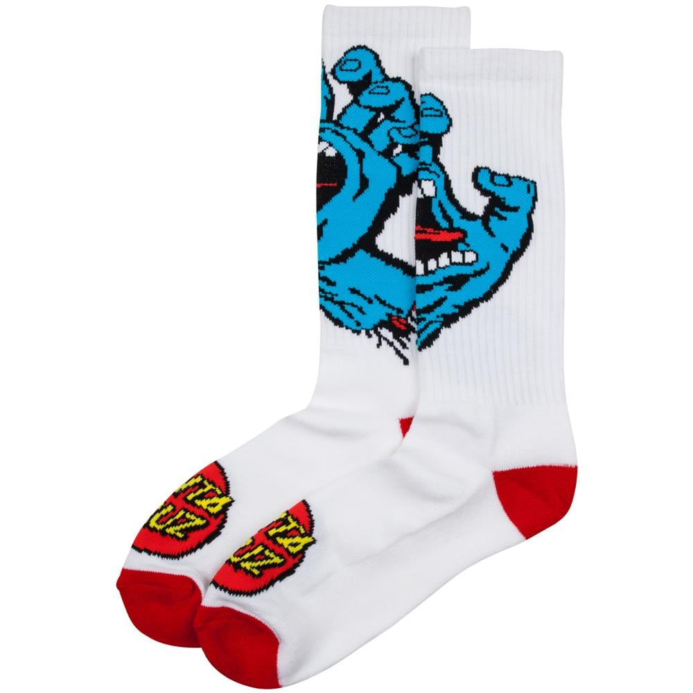 Calzini Santa Cruz Screaming Hand Bianco (default, Bianco)  - Foto 4