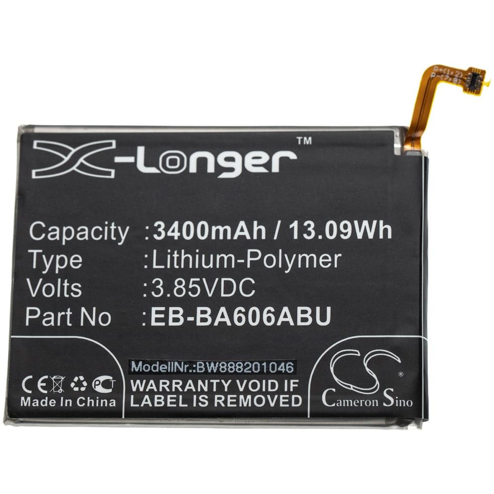Batteria Sostituisce Samsung Eb-ba606abu Per Smartphone Cellulare Telefono Cellulari (3400mah, 3.85v, Li-poly) - Foto 1