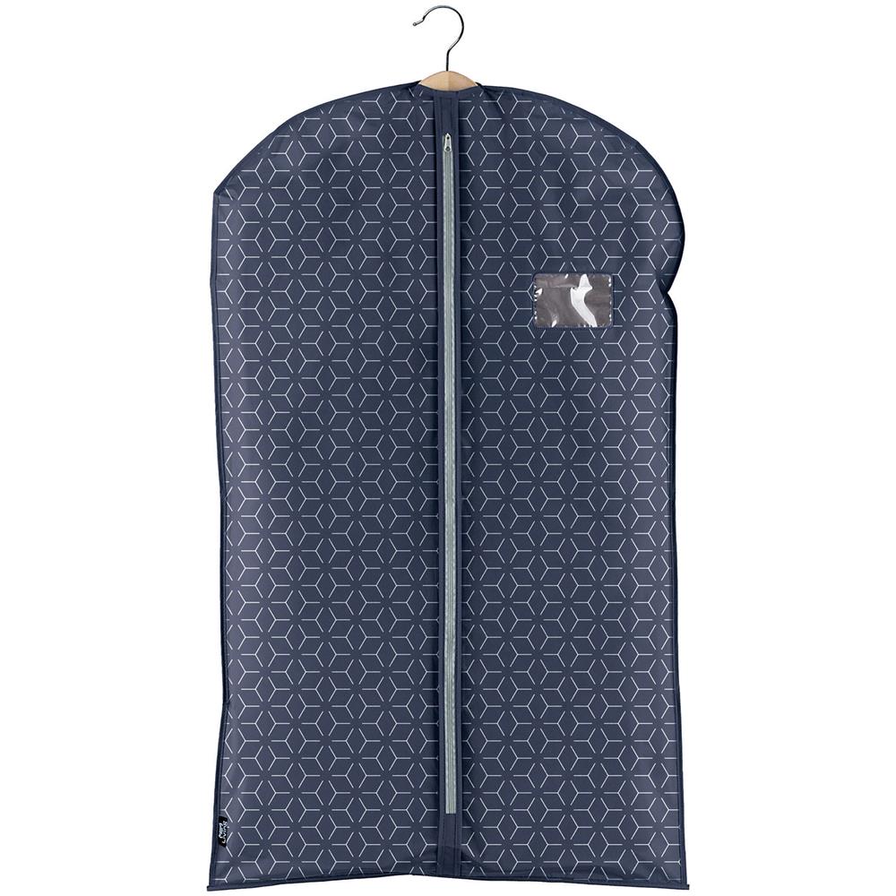 Custodia Giacca Metrik Domopak Living Da 60x100 Cm, Blu Blu - Foto 1