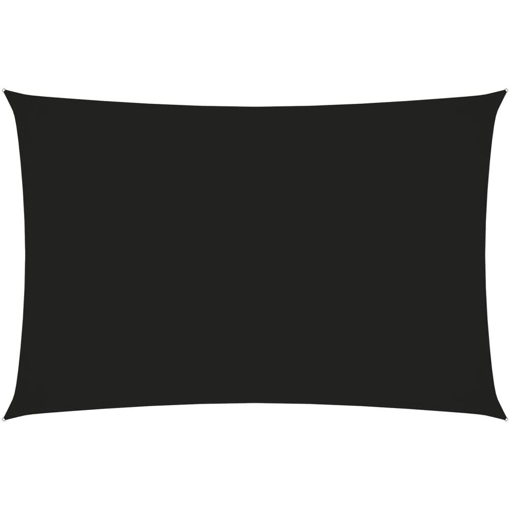 Parasole A Vela Oxford Rettangolare 6x8 M Nero - Foto 1