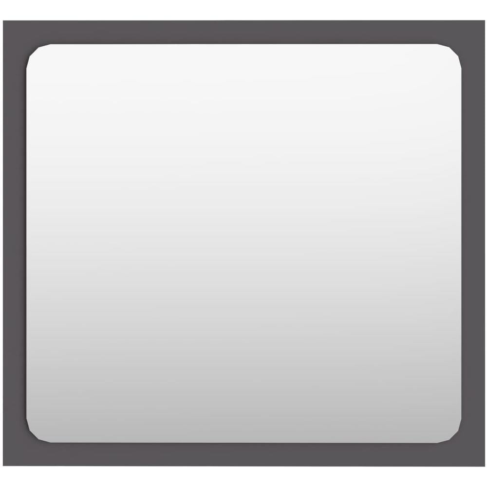 Specchio da Bagno Grigio 40x1,5x37 cm in Legno Multistrato - Foto 2