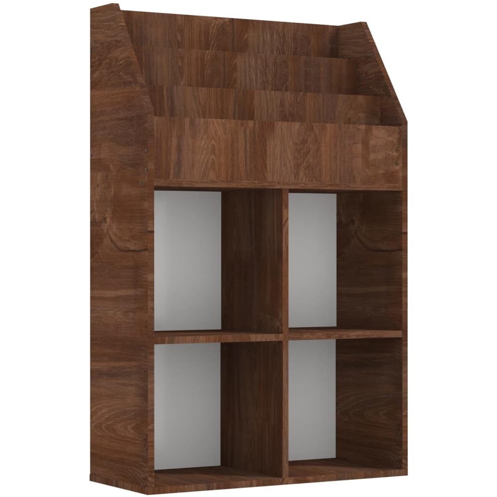Portariviste Per Bambini Rovere Marrone 71x30x114cm Legno - Foto 2