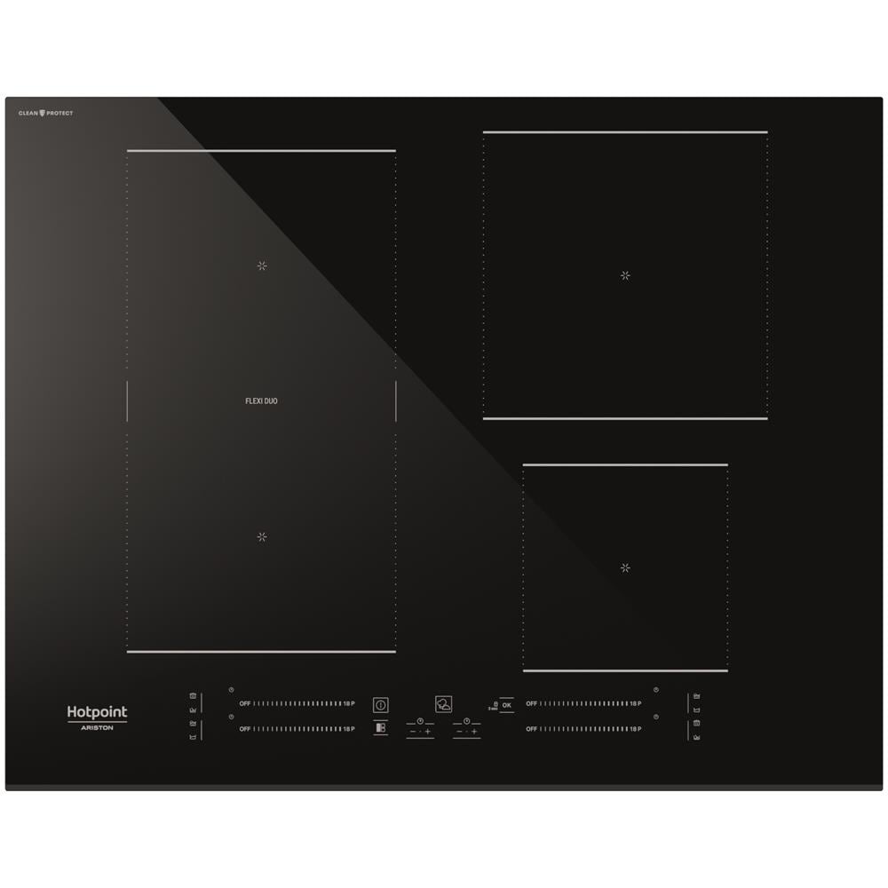 Nero Da incasso 65 cm Piano cottura a induzione 4 Fornello-i - Foto 1