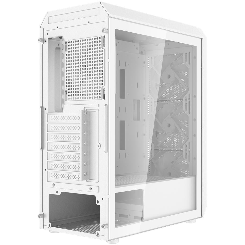 Case VALOR AIR PLUS Midi Tower ATX / micro ATX / Mini-ITX 2x USB 3.2 Colore Bianco (Finestrato) - Foto 2