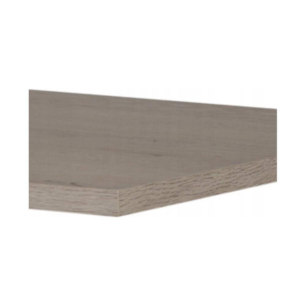 | Piano per lavabo - 80,6x46x1,6 cm - Rovere scuro - Piano in laminato di alta qualità - Resistente all'acqua - Per lavabi - Foto 2