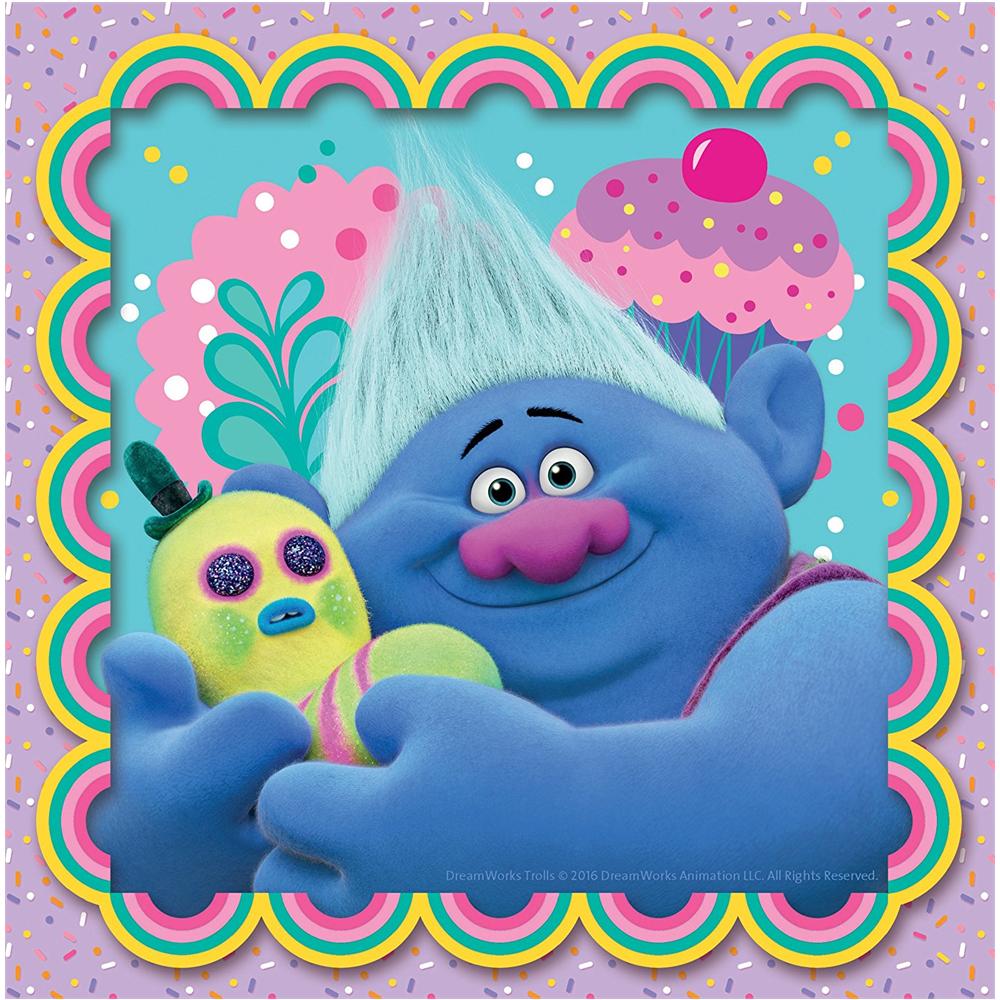 Puzzle Trolls 3 x 49 pz 17 x 17 cm 08013 - Foto 2