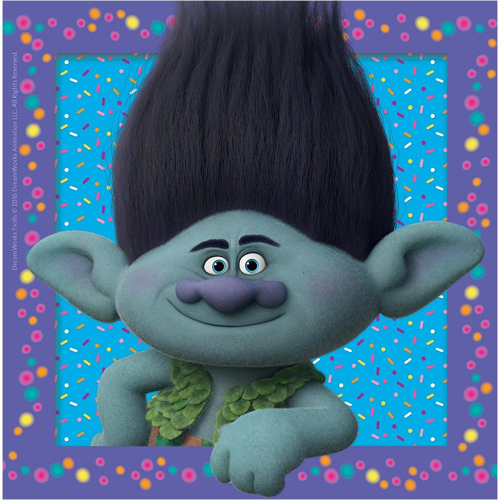 Puzzle Trolls 3 x 49 pz 17 x 17 cm 08013 - Foto 4