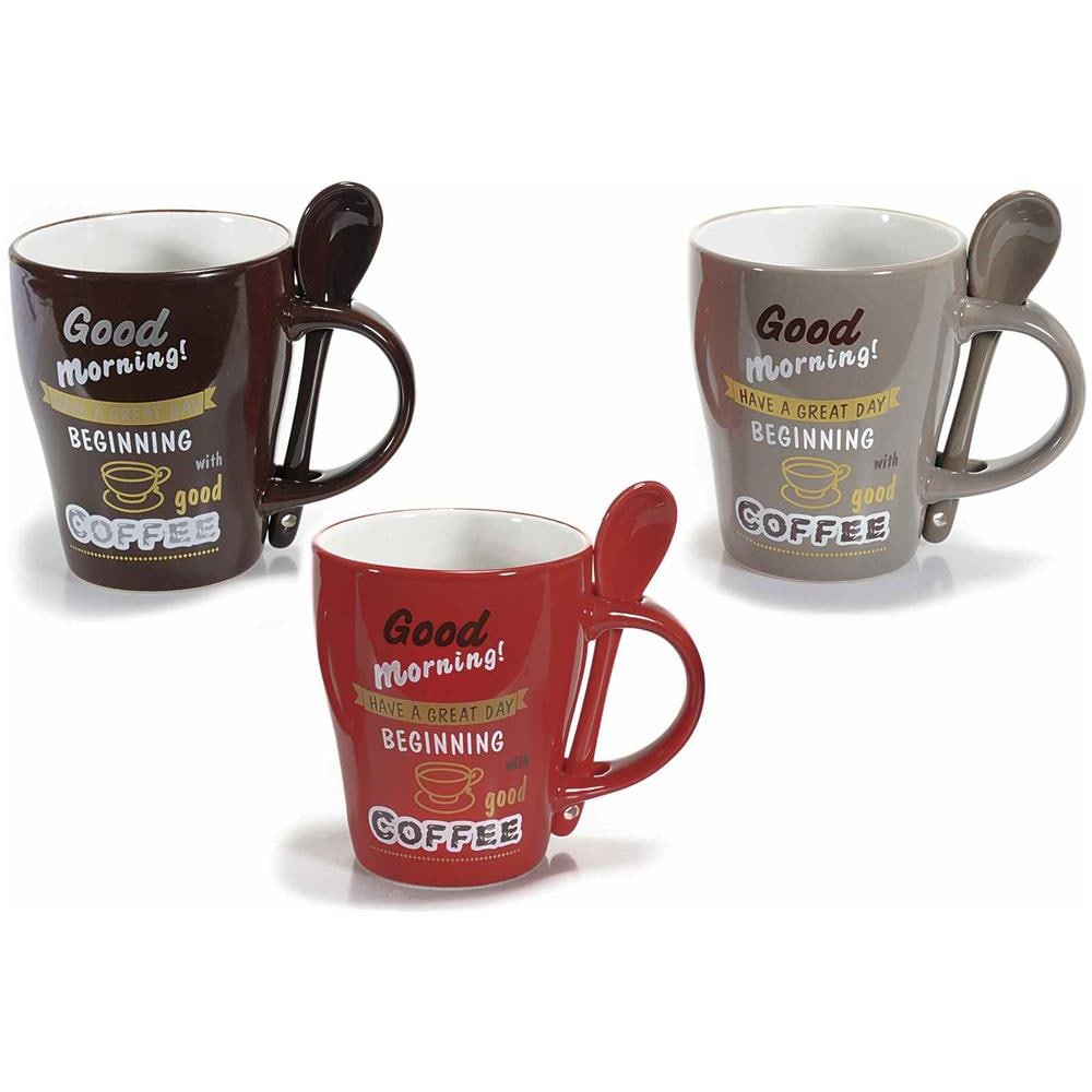 10,6 cm Set di 6 cucchiai in porcellana ASA Selection