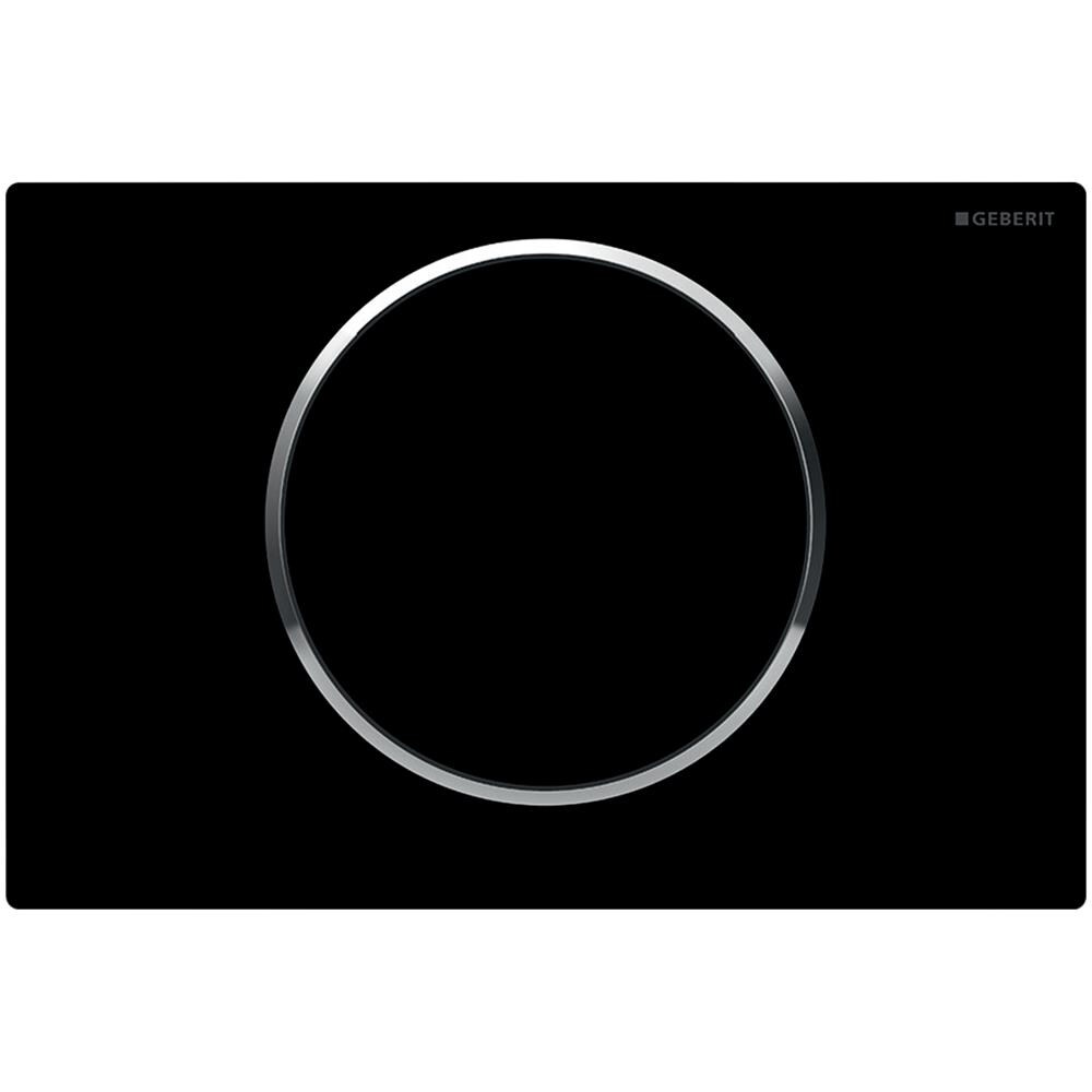 Placca Di Comando Sigma 10 Per Risciacquo Con Possibilità Di Interruzione Nero Cromato Lucido | 115.758. km. 5 - Foto 5