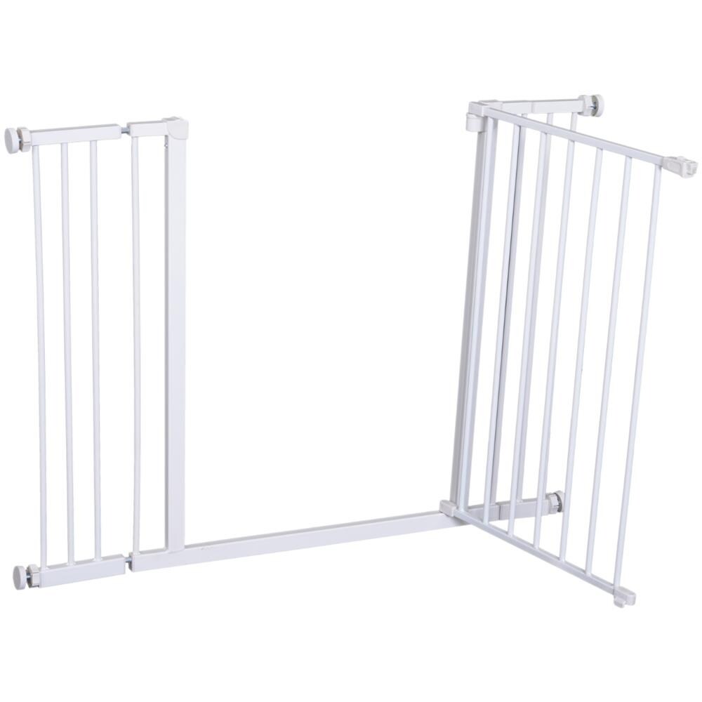 Cancello Per Cani Estensibile Da 72-107cm Montaggio A Pressione - Foto 2