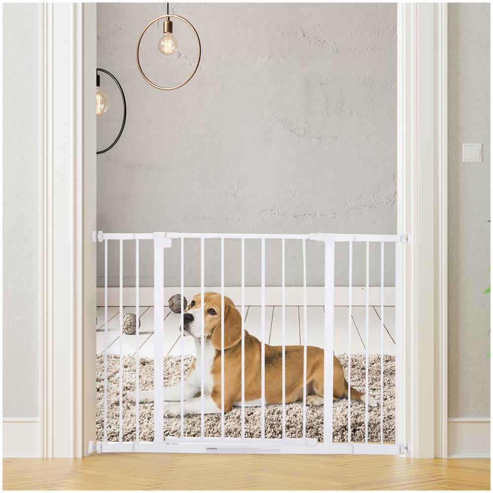 Cancello Per Cani Estensibile Da 72-107cm Montaggio A Pressione - Foto 8